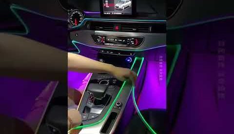 Best Car Decoration. π Car Interior Decorative LED Strip Atmosphere Light #automobile #ledlights